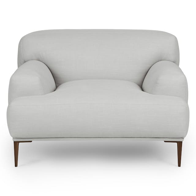 Abisko Welsh Gray Fabric Lounge Chair Article