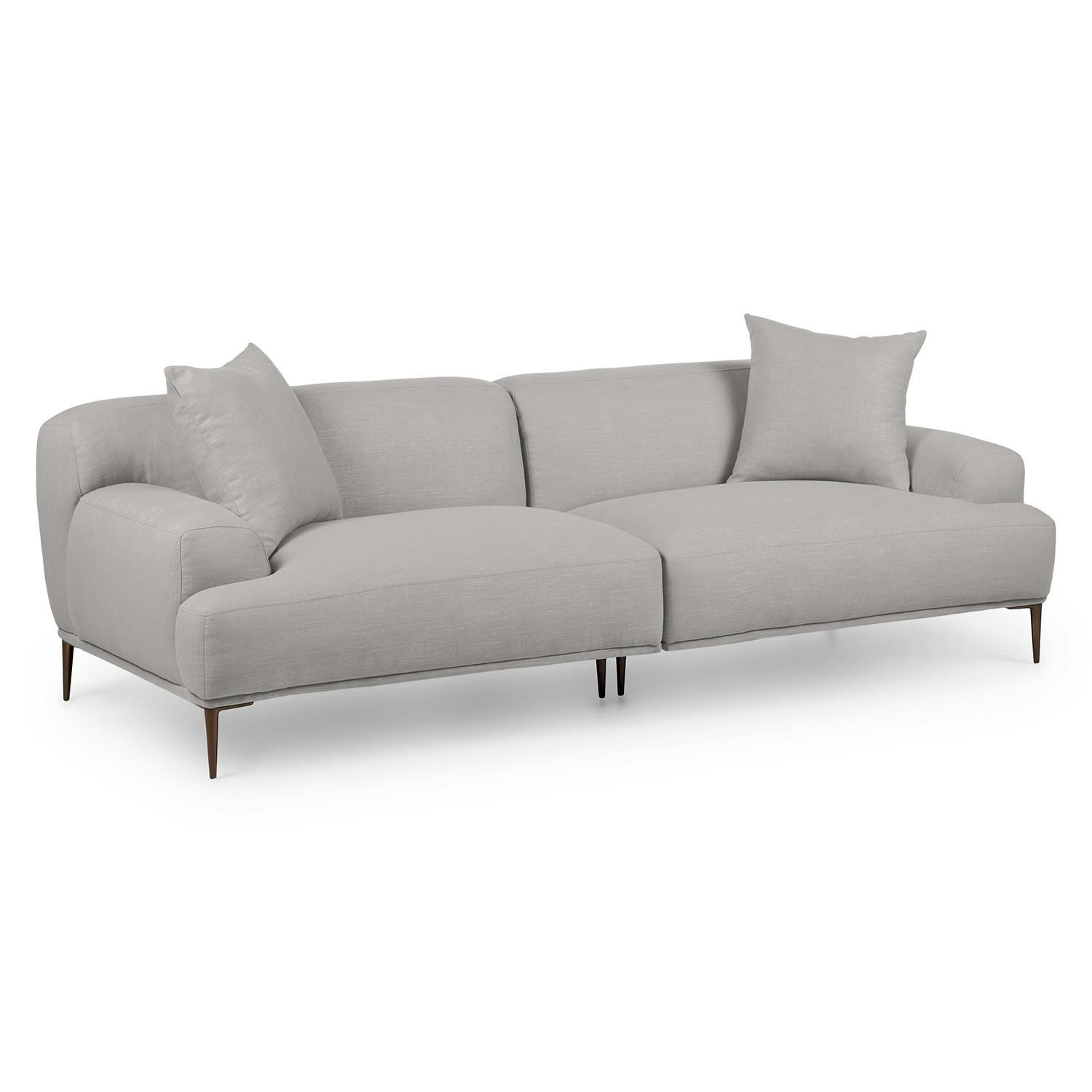 Abisko Welsh Gray Fabric Sofa | Article
