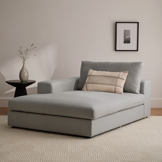 Beta 49" Left Chaise Module - Welsh Gray