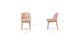 Alta Nostalgic Pink Light Oak Dining Chair - Gallery View 11 of 11.