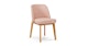 Alta Nostalgic Pink Light Oak Dining Chair - Gallery View 1 of 11.