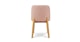 Alta Nostalgic Pink Light Oak Dining Chair - Gallery View 5 of 11.