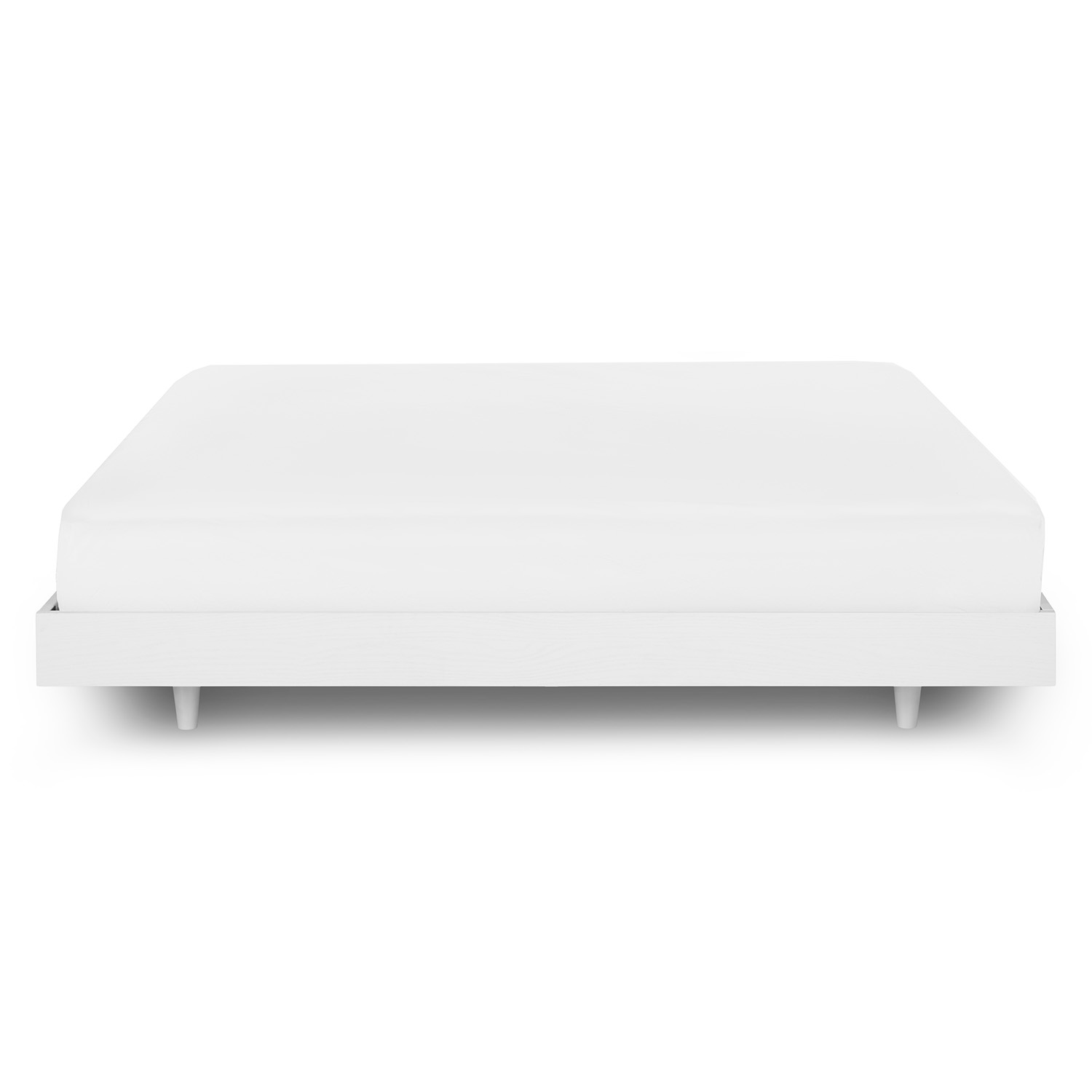 Basi Queen Bed Frame - White, Queen