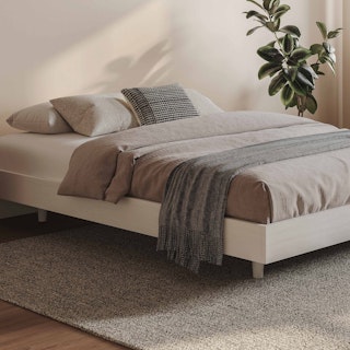 Basi Queen Bed Frame - White