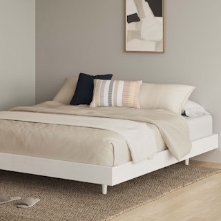 Basi King Bed Frame - White