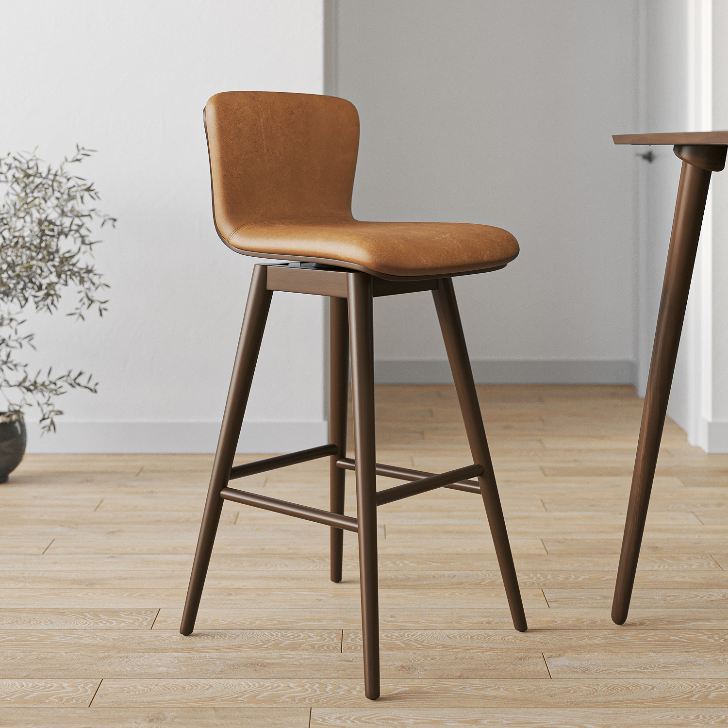 Swivel bar outlet stools