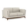 Ceni 61" Loveseat - Chalk Gray