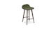 Sede Olio Green Walnut Counter Stool - Gallery View 1 of 11.