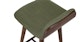 Sede Olio Green Walnut Counter Stool - Gallery View 6 of 11.