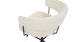 Renna Ivory Bouclé Office Chair - Gallery View 6 of 9.