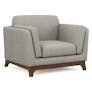 Ceni 39" Lounge Chair - Quarry Gray
