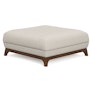 Ceni 35" Ottoman - Chalk Gray