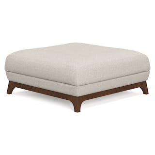 Ceni 35" Ottoman - Chalk Gray