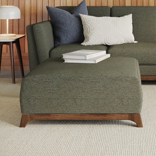Ceni 35" Ottoman - Hemlock Green