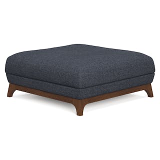 Ceni 35" Ottoman - Denim Blue