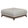 Ceni 35" Ottoman - Quarry Gray