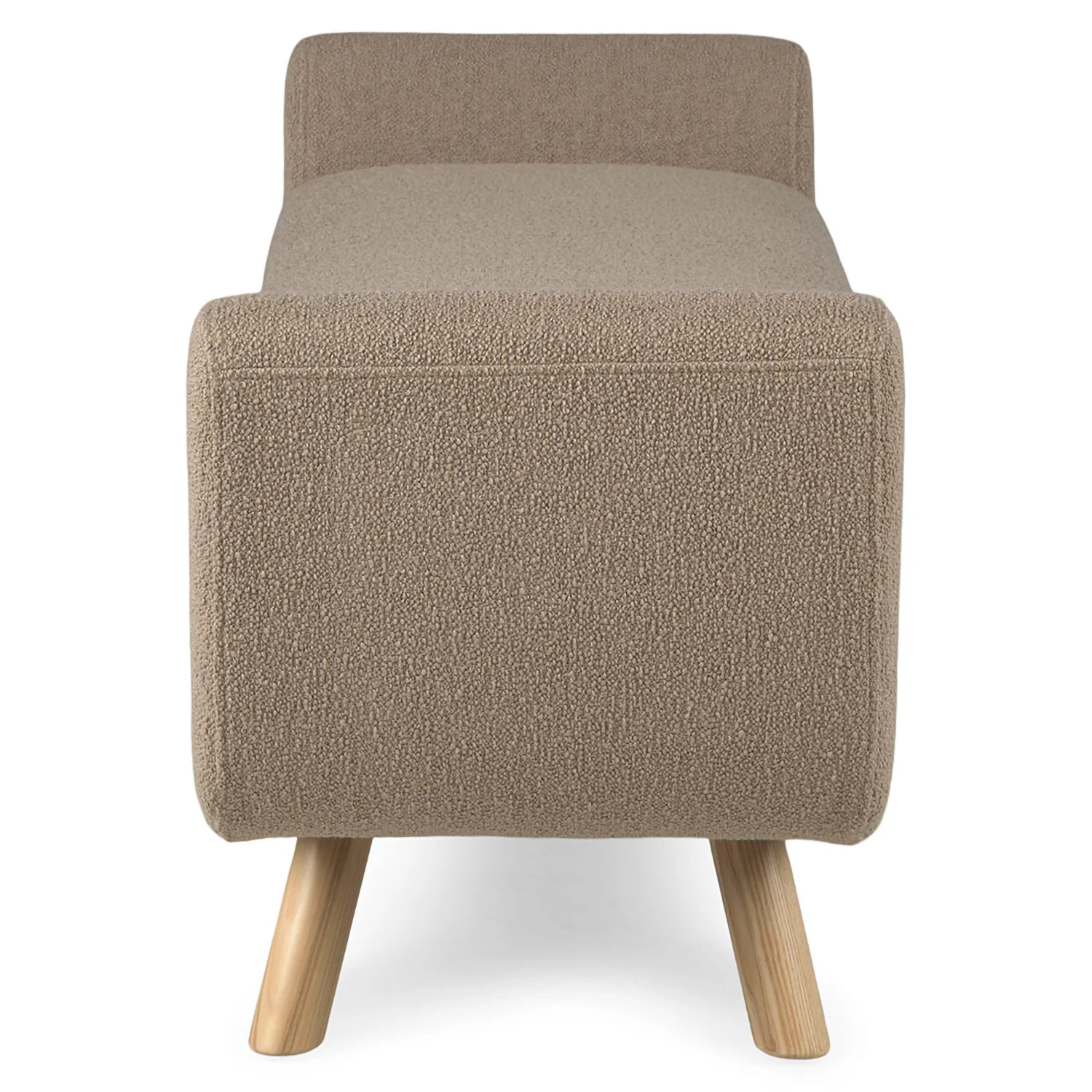 Gabriola 60" Bench - Sandstone Wool Bouclé