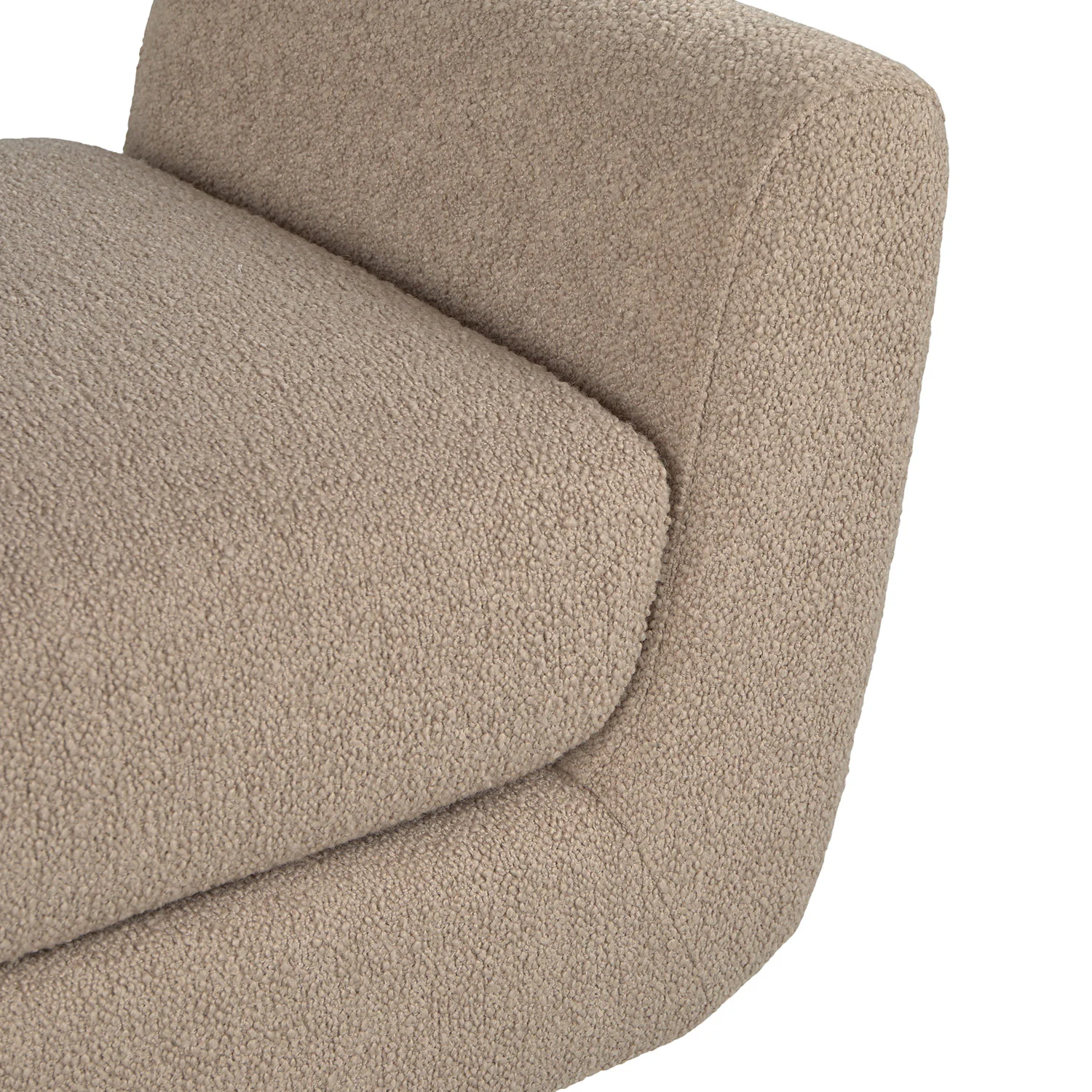 Gabriola 60" Bench - Sandstone Wool Bouclé