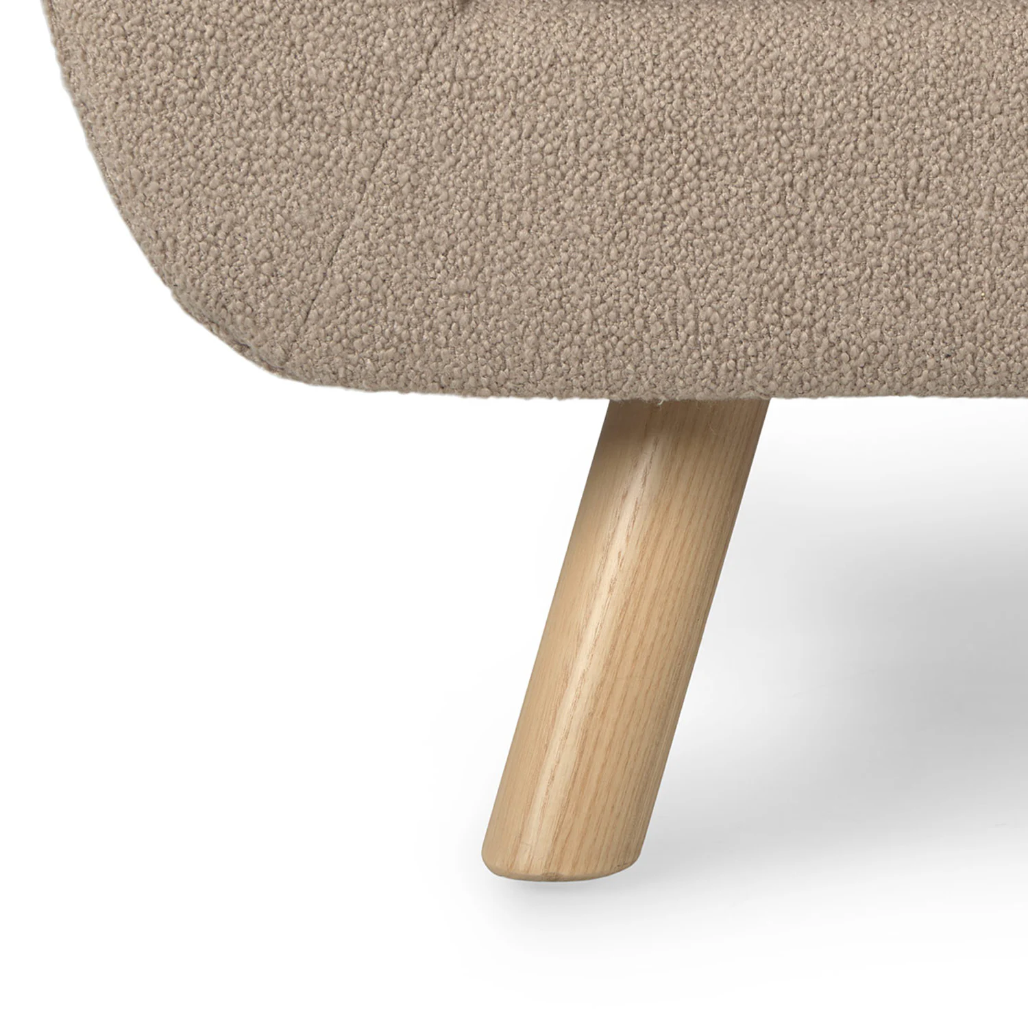 Gabriola 60" Bench - Sandstone Wool Bouclé