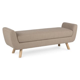 Gabriola 60" Bench - Sandstone Wool Bouclé