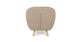 Gabriola Sandstone Wool Bouclé Lounge Chair - Gallery View 5 of 11.