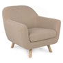 Gabriola 34" Lounge Chair - Sandstone Wool Bouclé