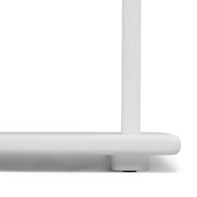 Lafora Ash Wood Bookcase w/ Open Storage Article