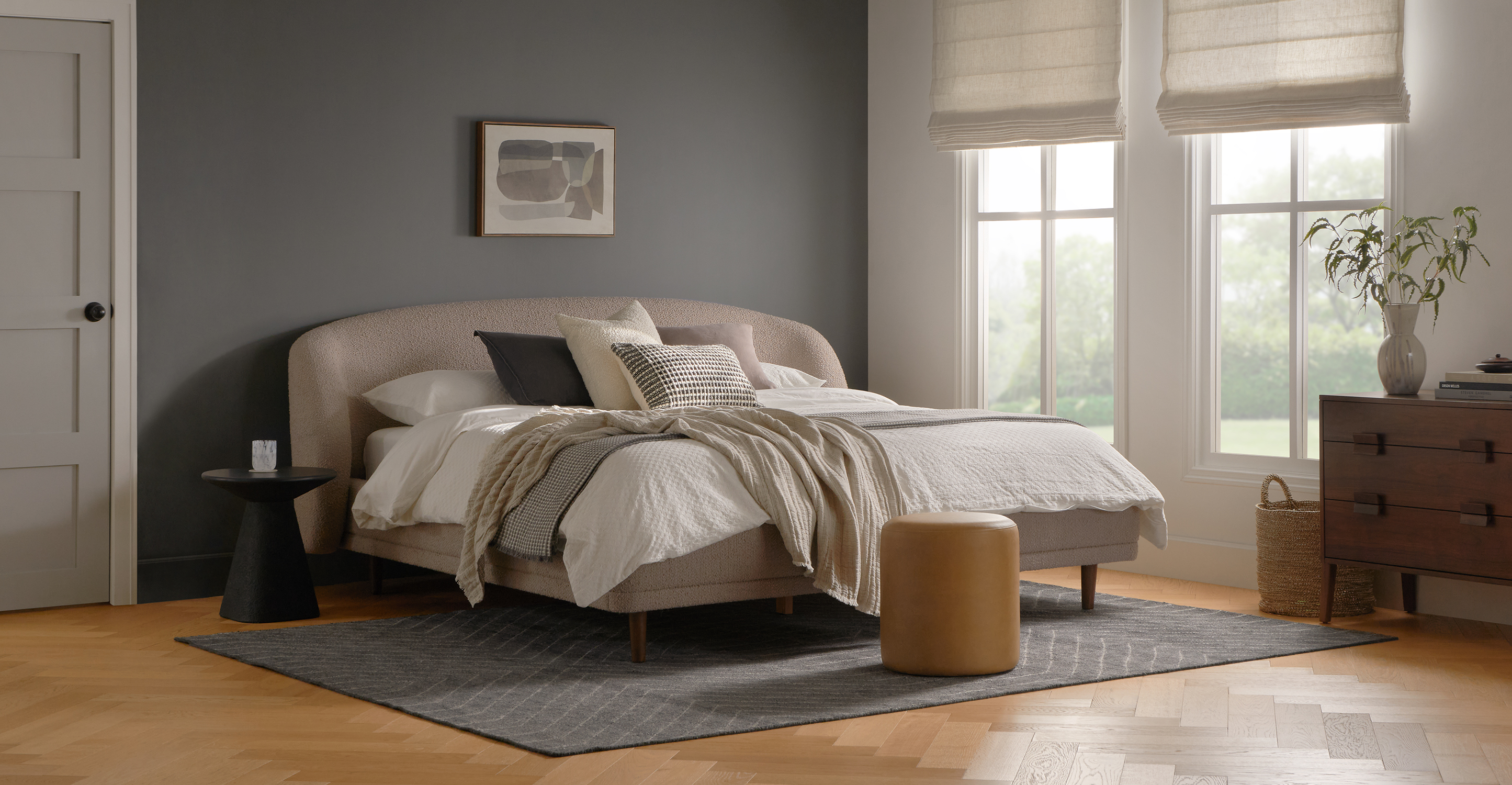 Ultra Set: Bed Frame + Headboard l SoftFrame Designs