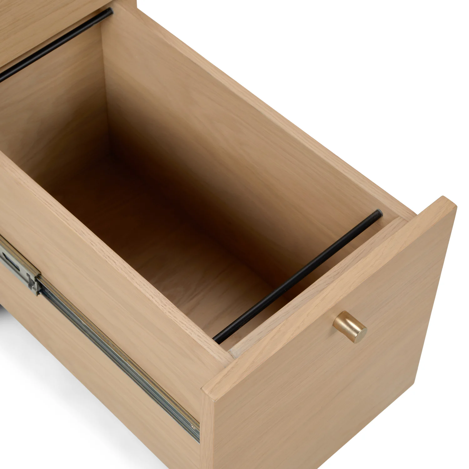 Krossa 12" File Cabinet - White Oak