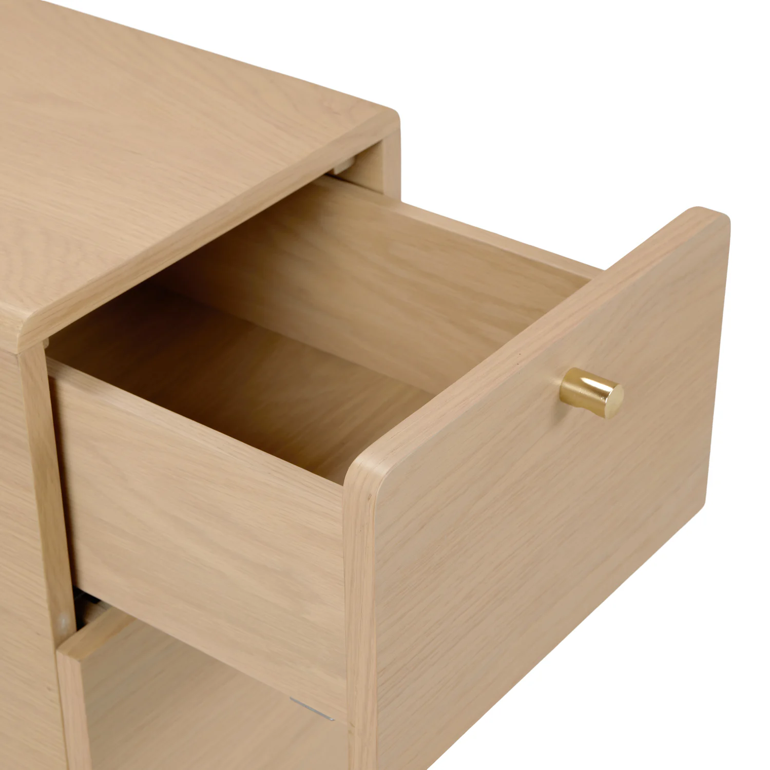 Krossa 12" File Cabinet - White Oak