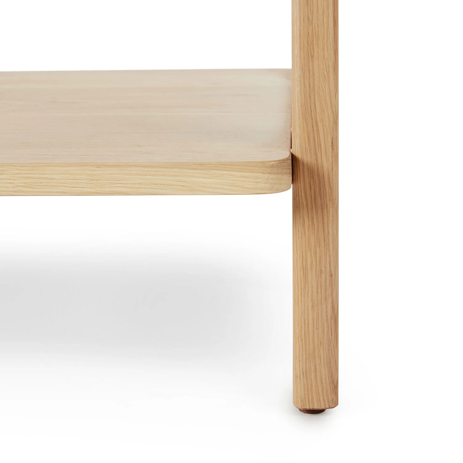Krossa 31.5" Shelving Unit with Storage - White Oak