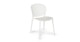 Dot White Stackable Dining Chair - Gallery View 1 of 10.
