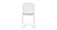 Dot White Stackable Dining Chair - Gallery View 4 of 10.