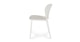 Dot White Stackable Dining Chair - Gallery View 5 of 10.