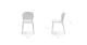 Dot White Stackable Dining Chair - Gallery View 8 of 8.