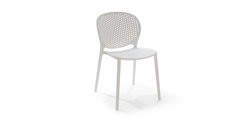 Dot White Dining Chair - Primary View 1 of 8 (Open Fullscreen View).