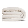 Alto King Linen Duvet Cover - Ivory White