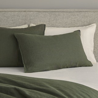 Alto Standard Linen Sham Set - Green