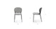 Dot Graphite Stackable Dining Chair - Gallery View 11 of 11.