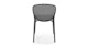 Dot Graphite Stackable Dining Chair - Gallery View 5 of 11.