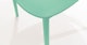 Dot Malibu Aqua Stackable Dining Chair - Gallery View 9 of 11.