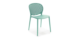 Dot Malibu Aqua Stackable Dining Chair