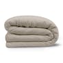 Leni Queen Cotton Gauze Duvet Cover - Taupe