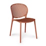 Dot Outdoor Stackable Dining Chair - Tanga Orange