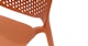 Dot Tanga Orange Stackable Dining Chair - Gallery View 8 of 11.
