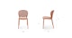 Dot Tanga Orange Stackable Dining Chair - Gallery View 11 of 11.