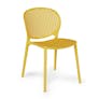 Dot Outdoor Stackable Dining Chair - Sun Yellow