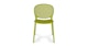 Dot Citrus Green Stackable Dining Chair - Gallery View 4 of 12.