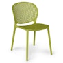 Dot Outdoor Stackable Dining Chair - Citrus Green