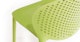 Dot Citrus Green Stackable Dining Chair - Gallery View 6 of 11.